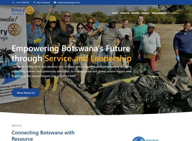 Rotary Okavango Club Website