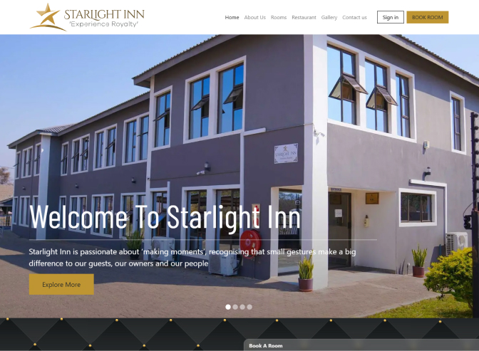 Starlight Inn Website